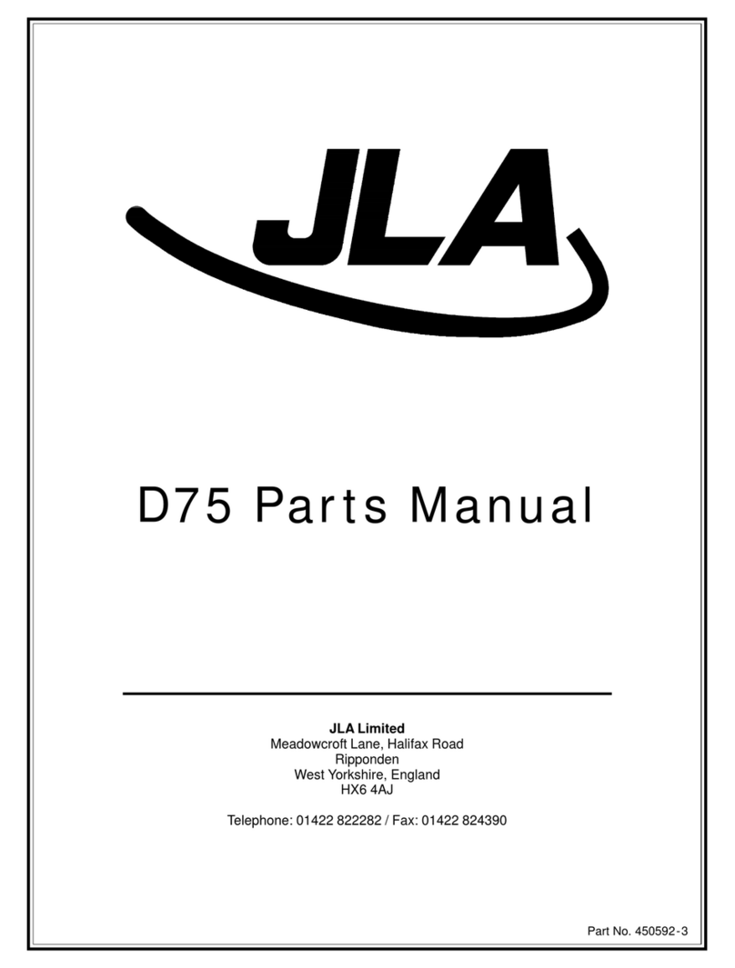 JLA D75 User manual