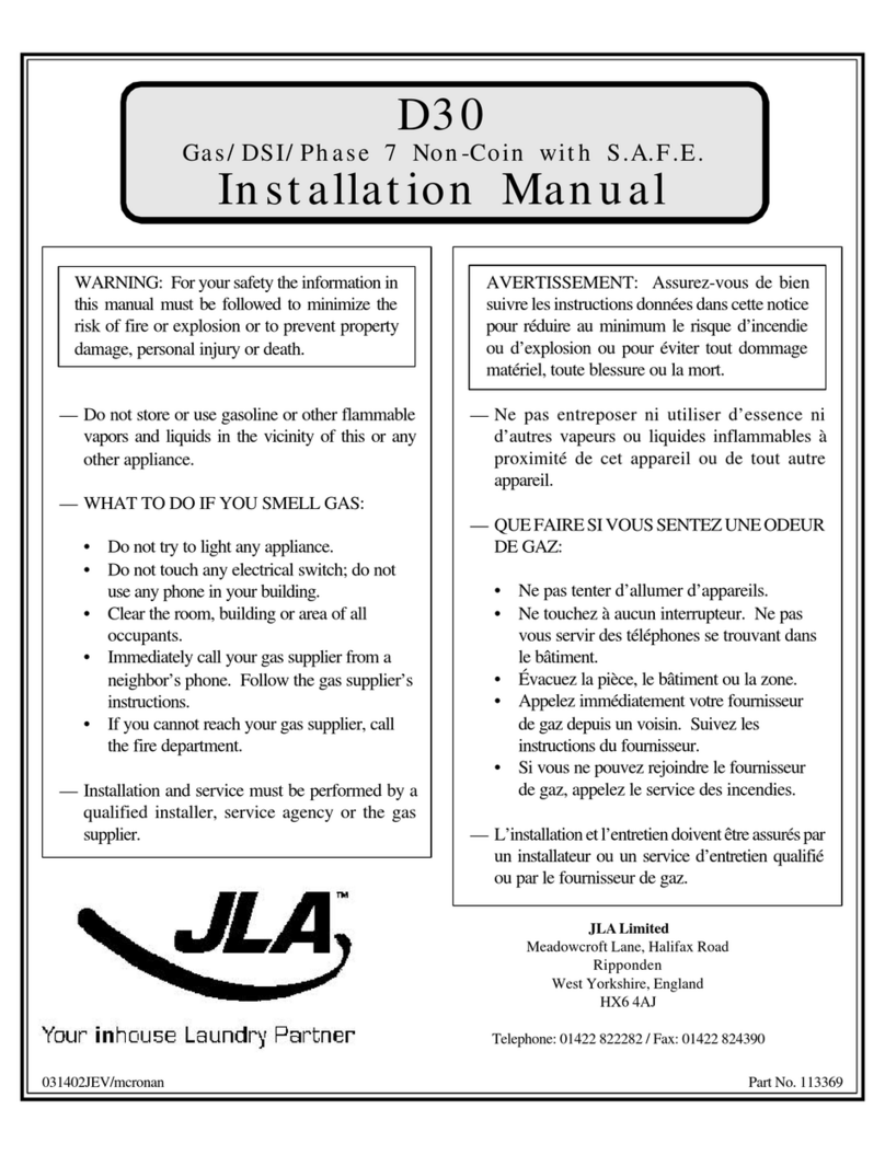 JLA D3030 User manual