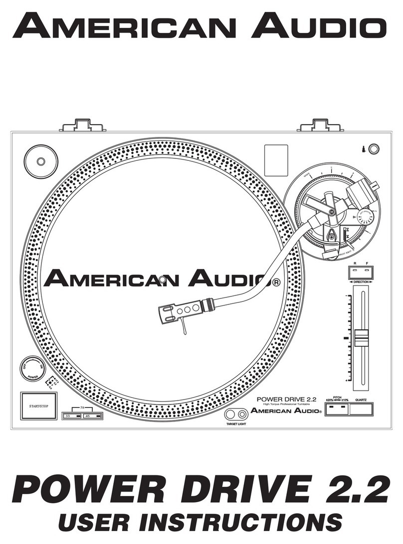 American Audio POWERDRIVE22.pdf User instructions