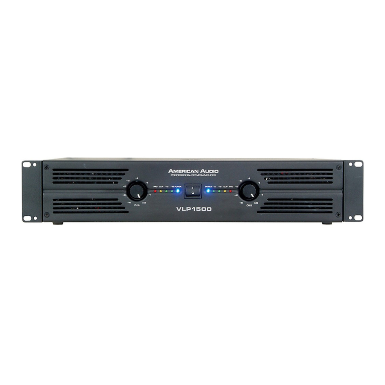 American Audio VLP User manual