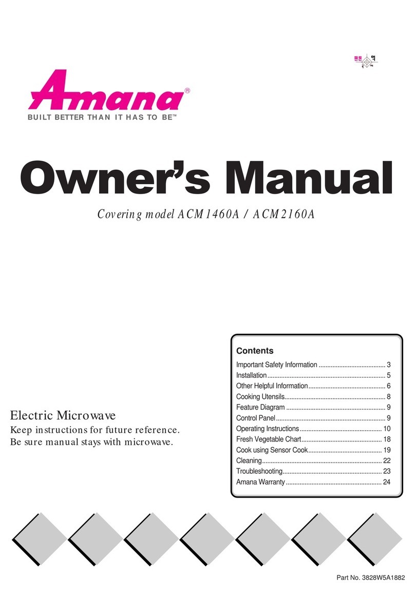 Amana ACM1460A User manual