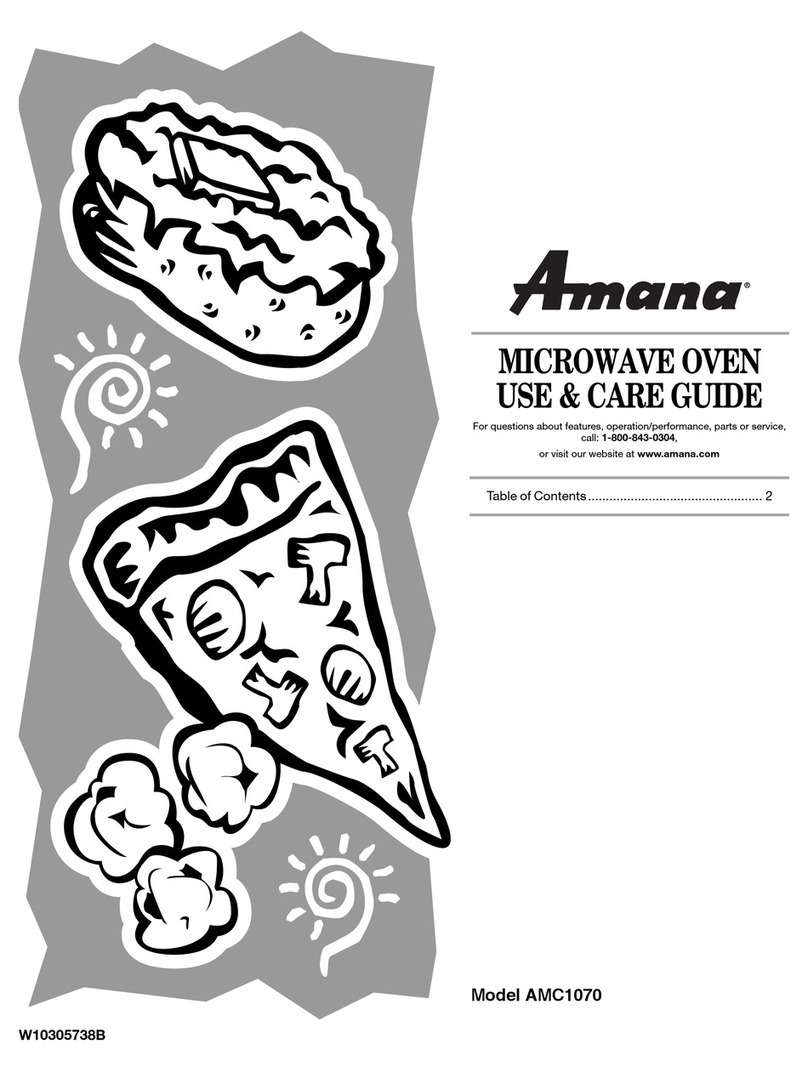 Amana AMC1070 User manual