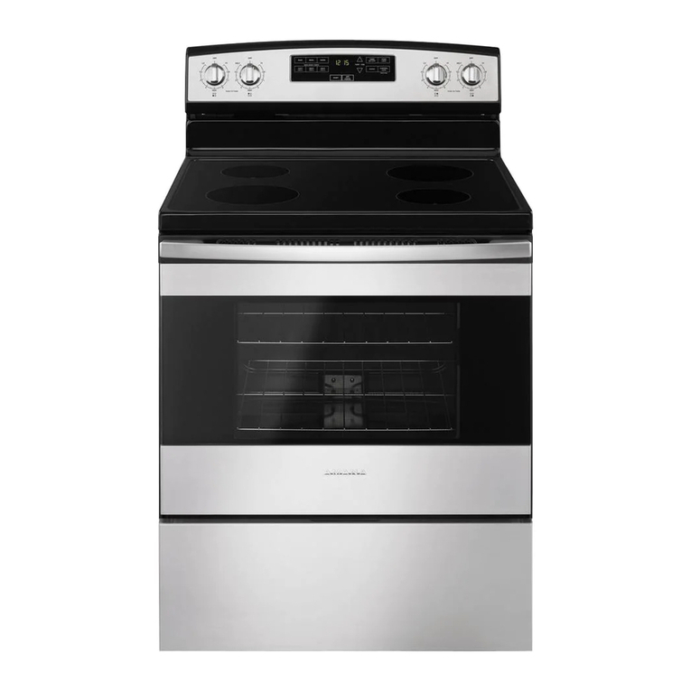 Amana Electronic Range Use and care guide