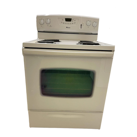 Amana Electric Range - Coil Use and care guide