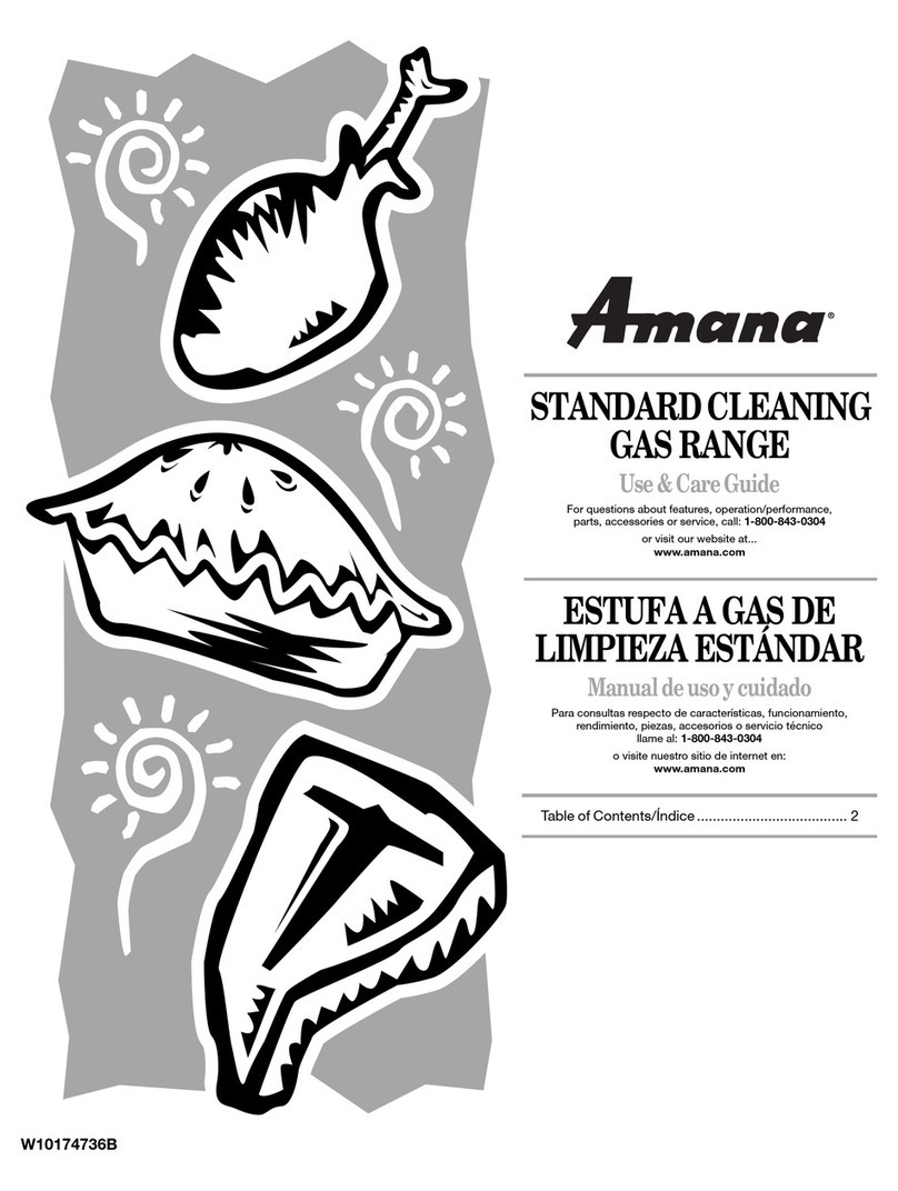 Amana AGR4422VDW User manual