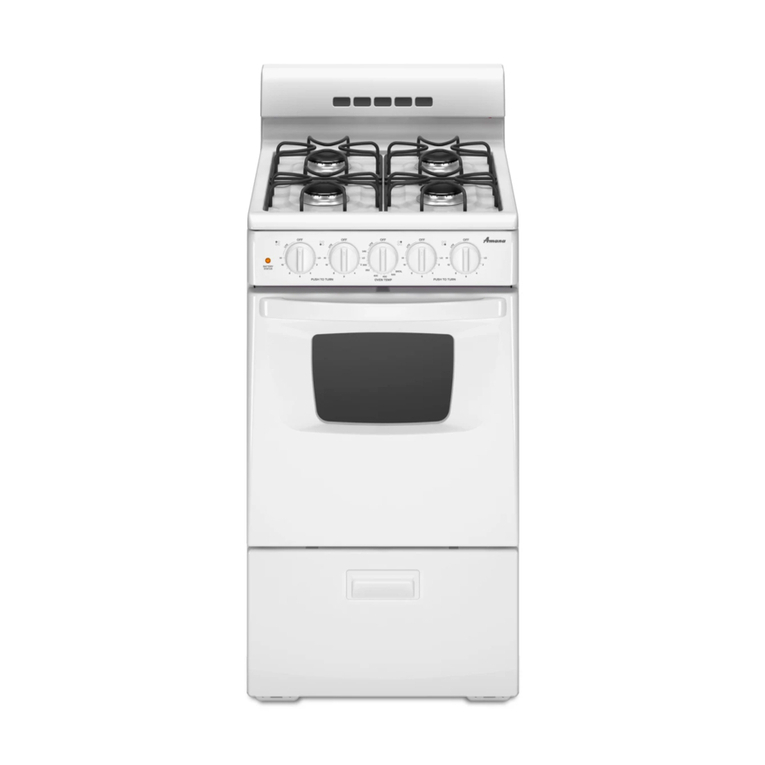 Amana AGG222VDW User manual