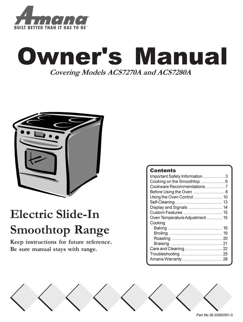 Amana ACS7270A User manual
