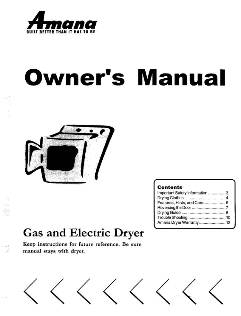 Amana 40086001 User manual