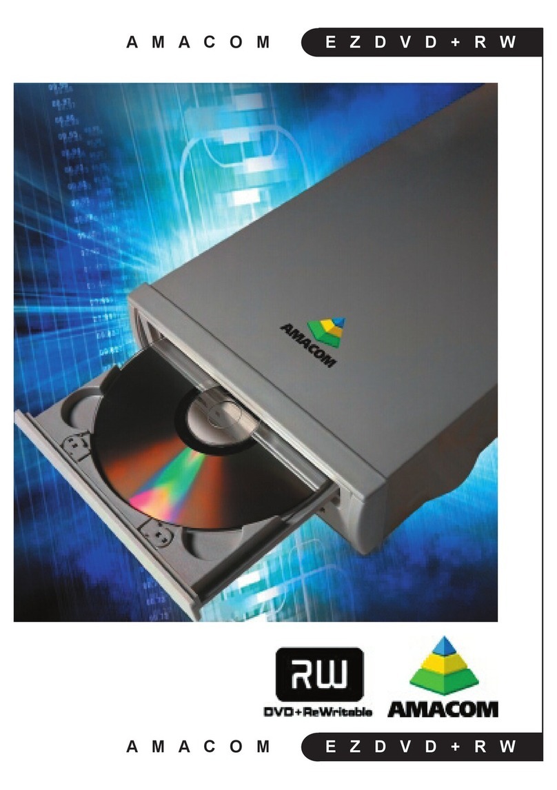 Amacom Technologies EZDVD+RW user manual