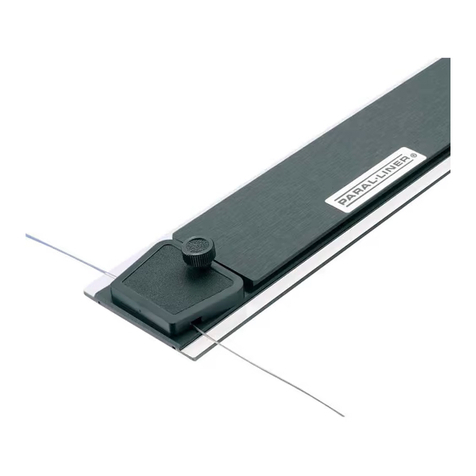 Alvin Parallel Straightedge 1101 User manual Alvin Parallel Straightedge 1101 User manual