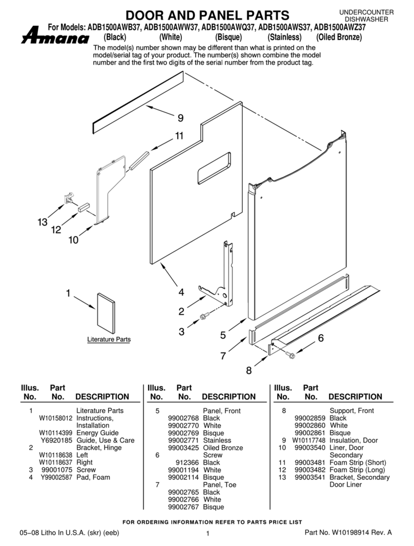 Amana ADB1500AWB37 User manual