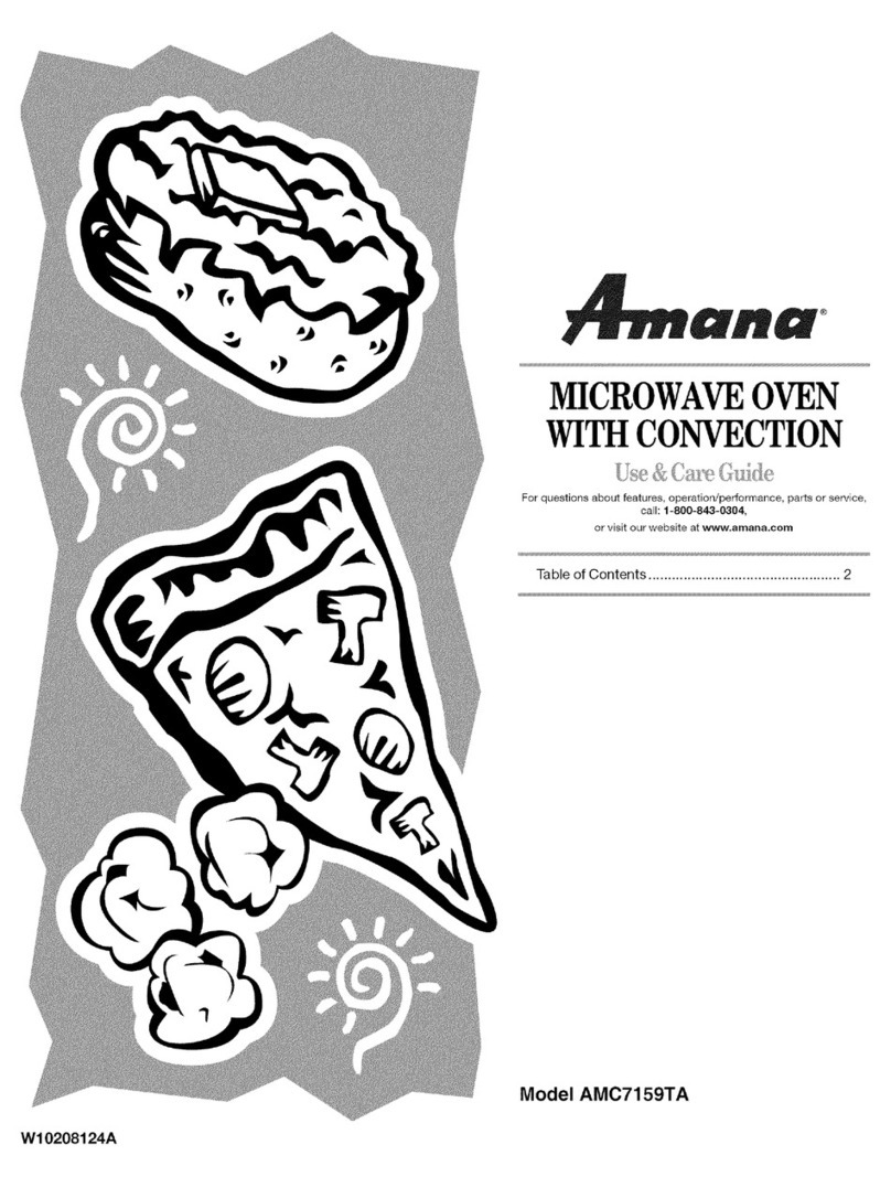Amana AMC7159TA User manual