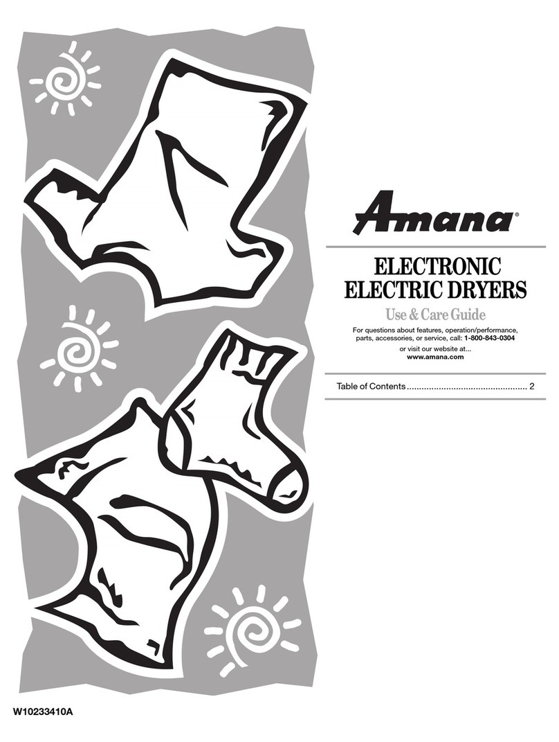Amana W10233410A User manual