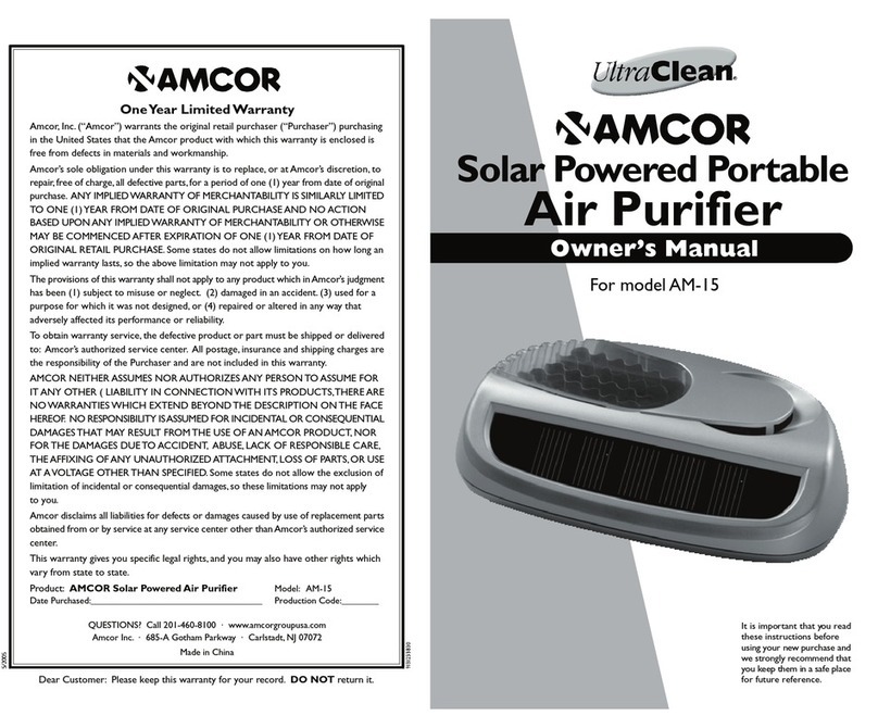 Amcor AM-15 User manual