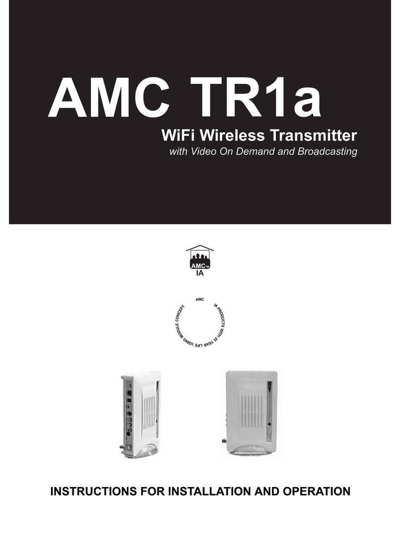 AMC WiFi Wireless Transmitter TR1a User guide