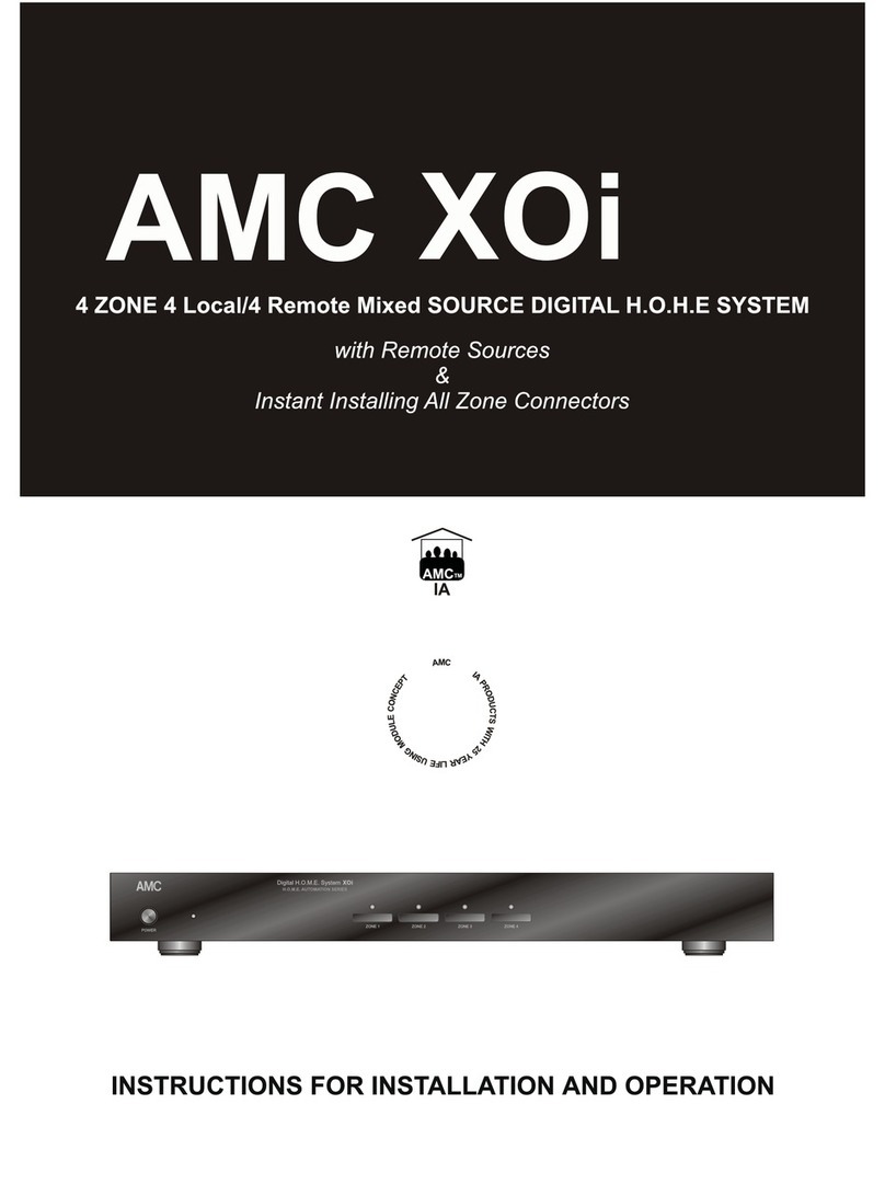 AMC XOi User manual