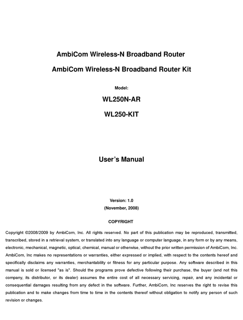 AmbiCom WL250-KIT User manual