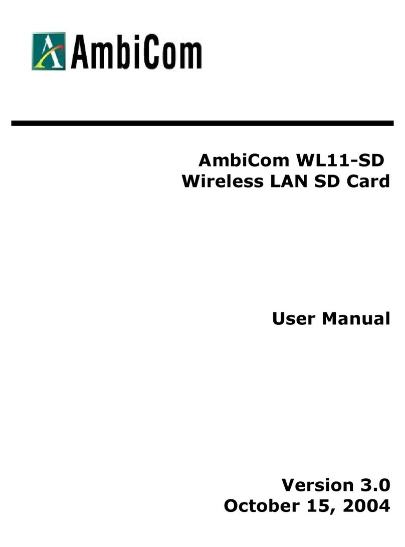 AmbiCom WL11-SD User manual