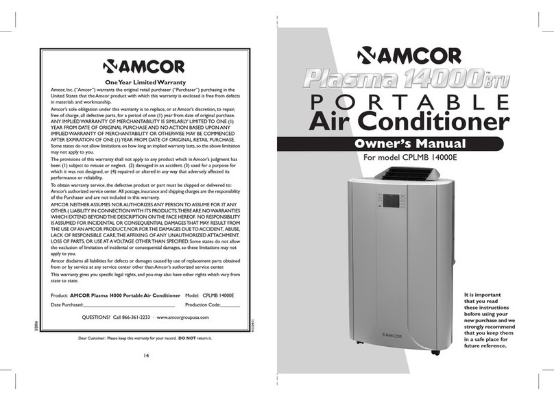 Amcor CPLMB 14000E User manual