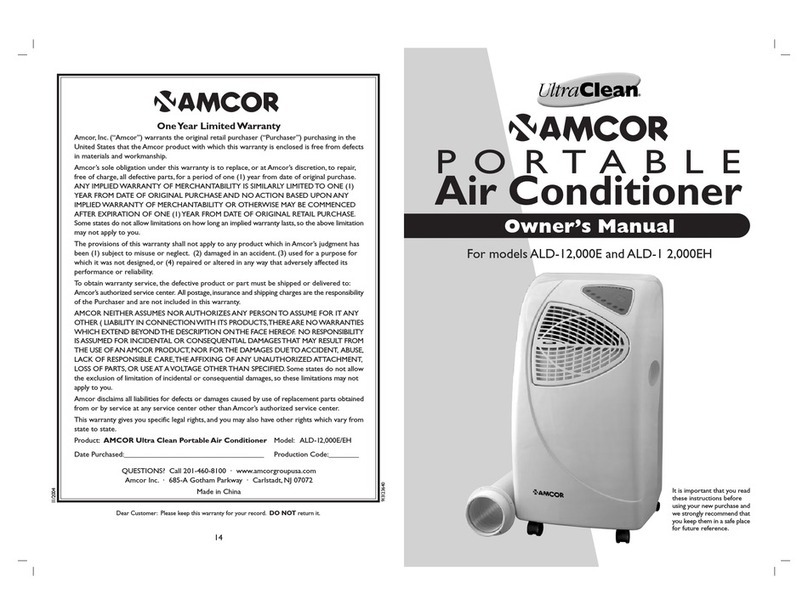 Amcor ALD-12,000E User manual Amcor ALD-12,000E User manual