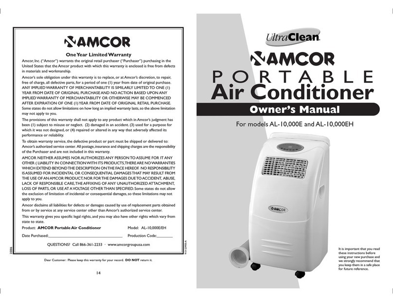 Amcor 000E AL-10 User manual