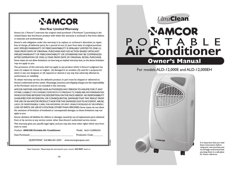 Amcor ALD-12,000E User manual