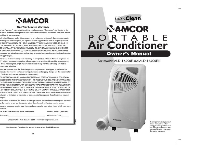 Amcor ALD-12,000E User manual Amcor ALD-12,000E User manual
