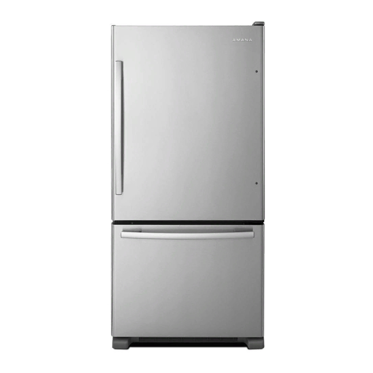 Amana Bottom Freezer Refrigerator User manual