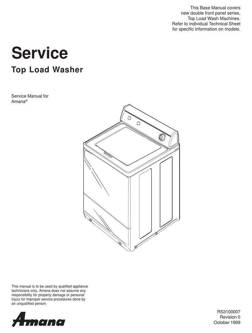 Amana RS3100007 User manual Amana RS3100007 User manual