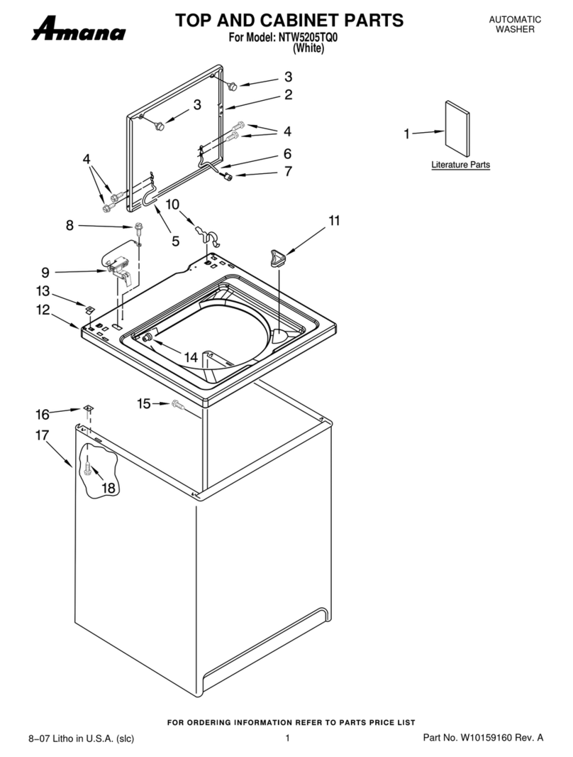 Amana NTW5205TQ0 User manual