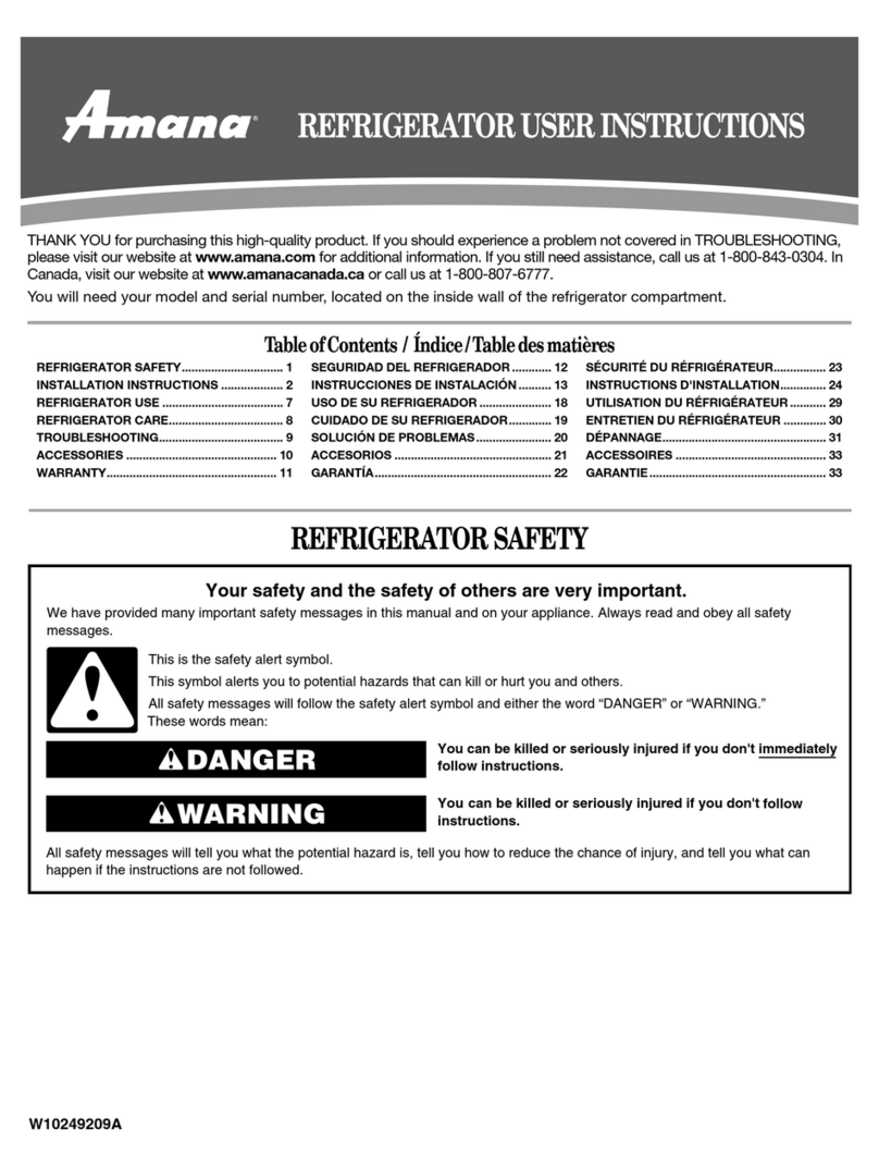 Amana W10249208A User manual
