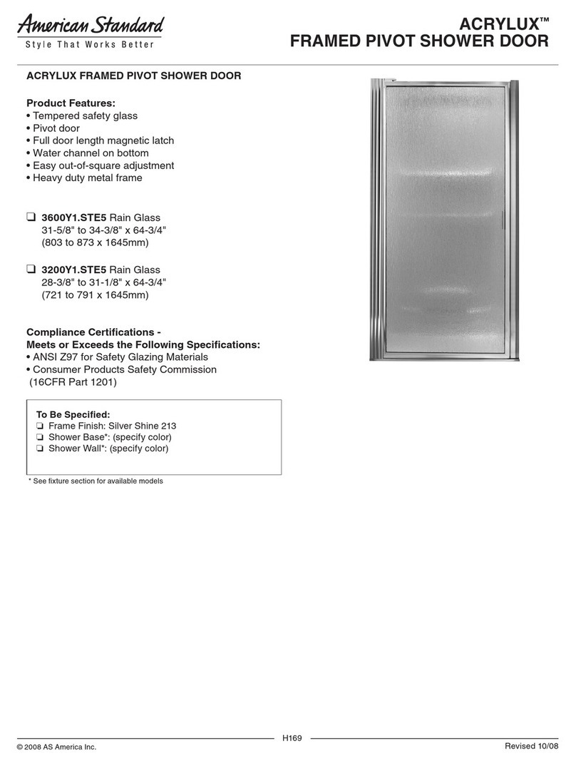 American Standard Acrylux 3200Y1.STE5 Specifications
