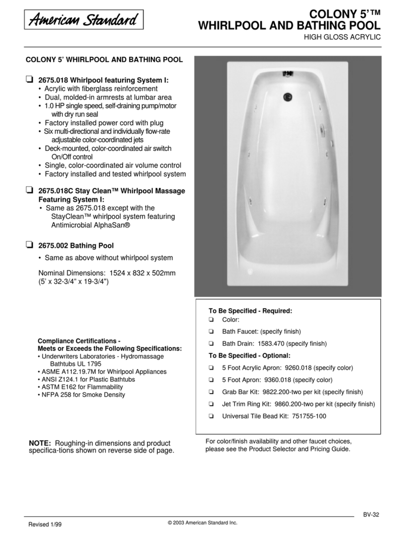 American Standard EverClean 2675.002 User manual
