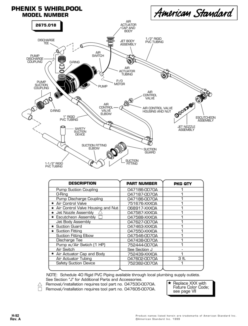 American Standard Colony 2675.018 parts list American Standard Colony 2675.018 parts list