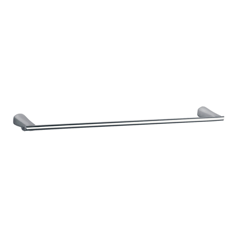 American Standard 18" Towel Bar 7010.180 installation instructions