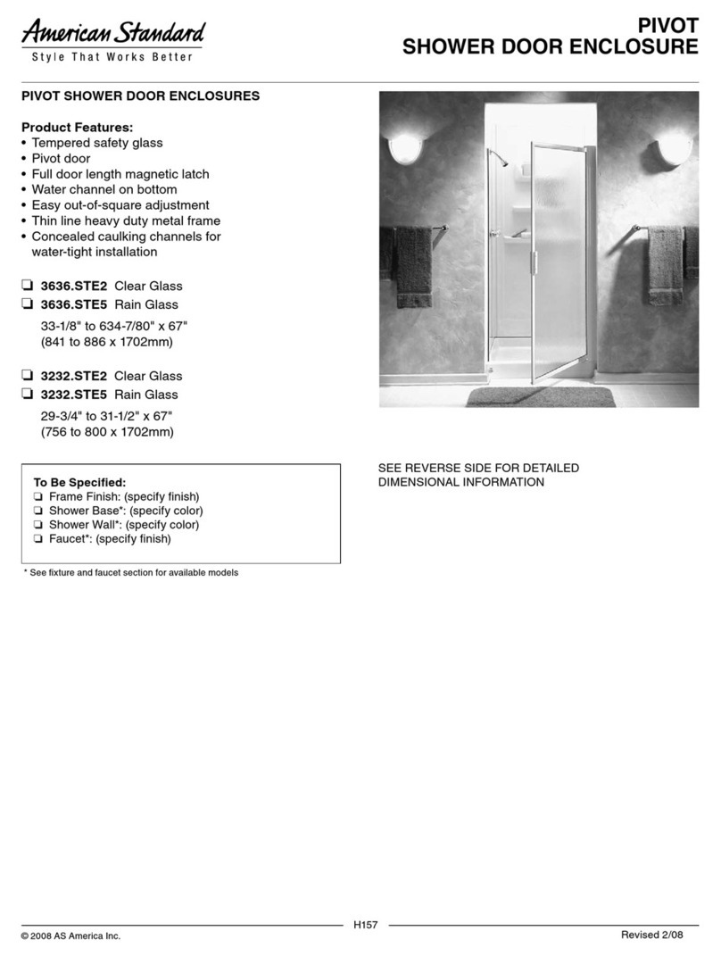 American Standard Pivot 3232.STE2 User manual