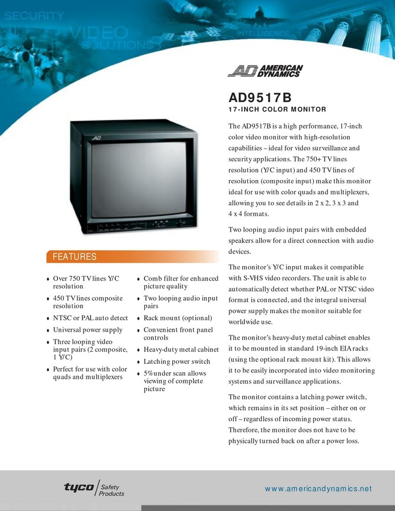 American Dynamics AD9517B User manual