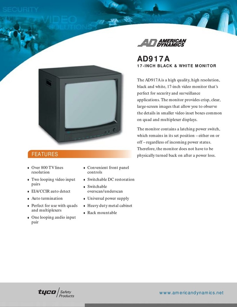 American Dynamics Tyco AD917A Specifications