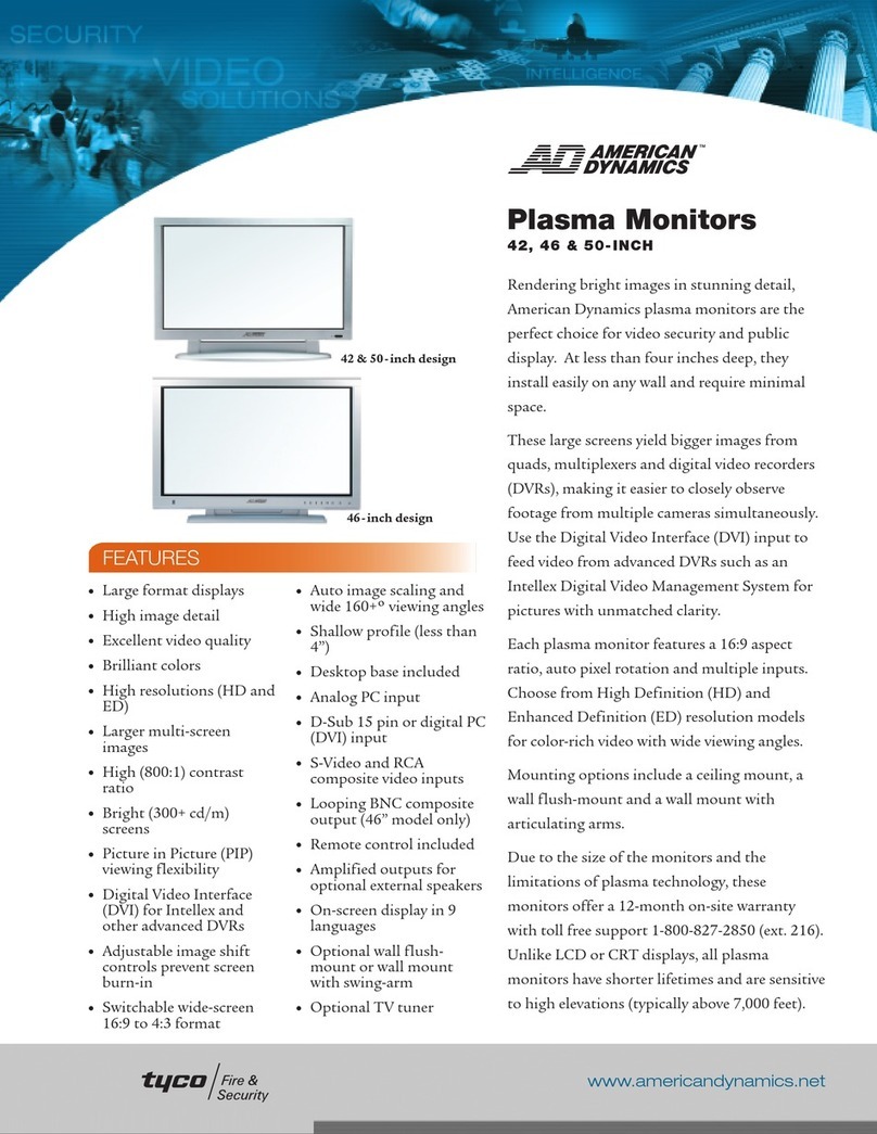 American Dynamics 42 User manual