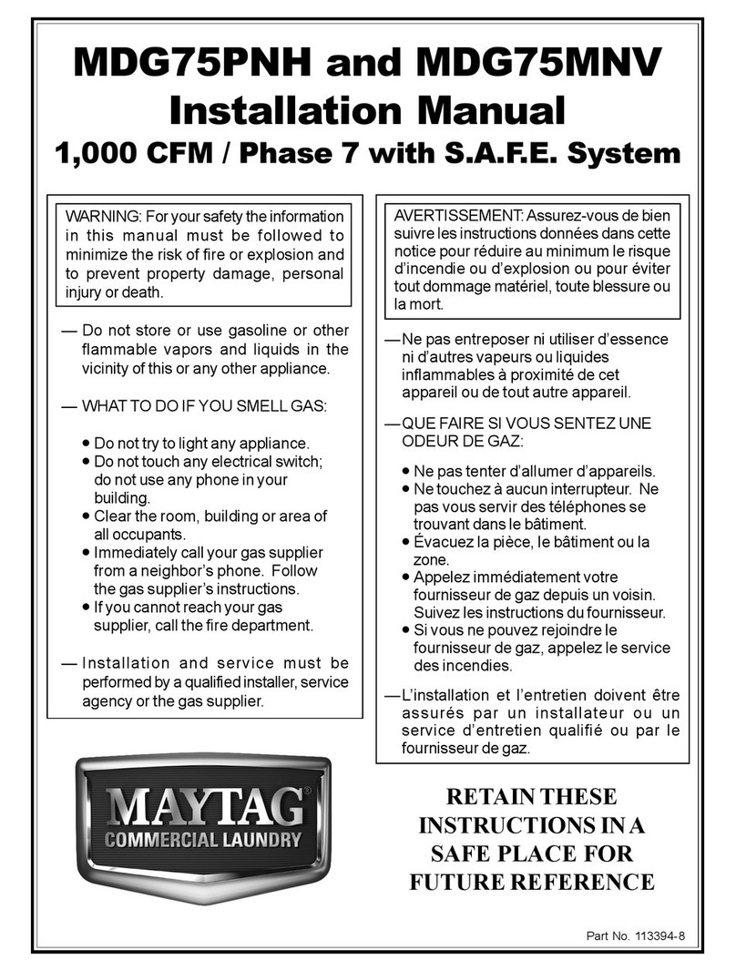 Maytag MDG75MNV User manual