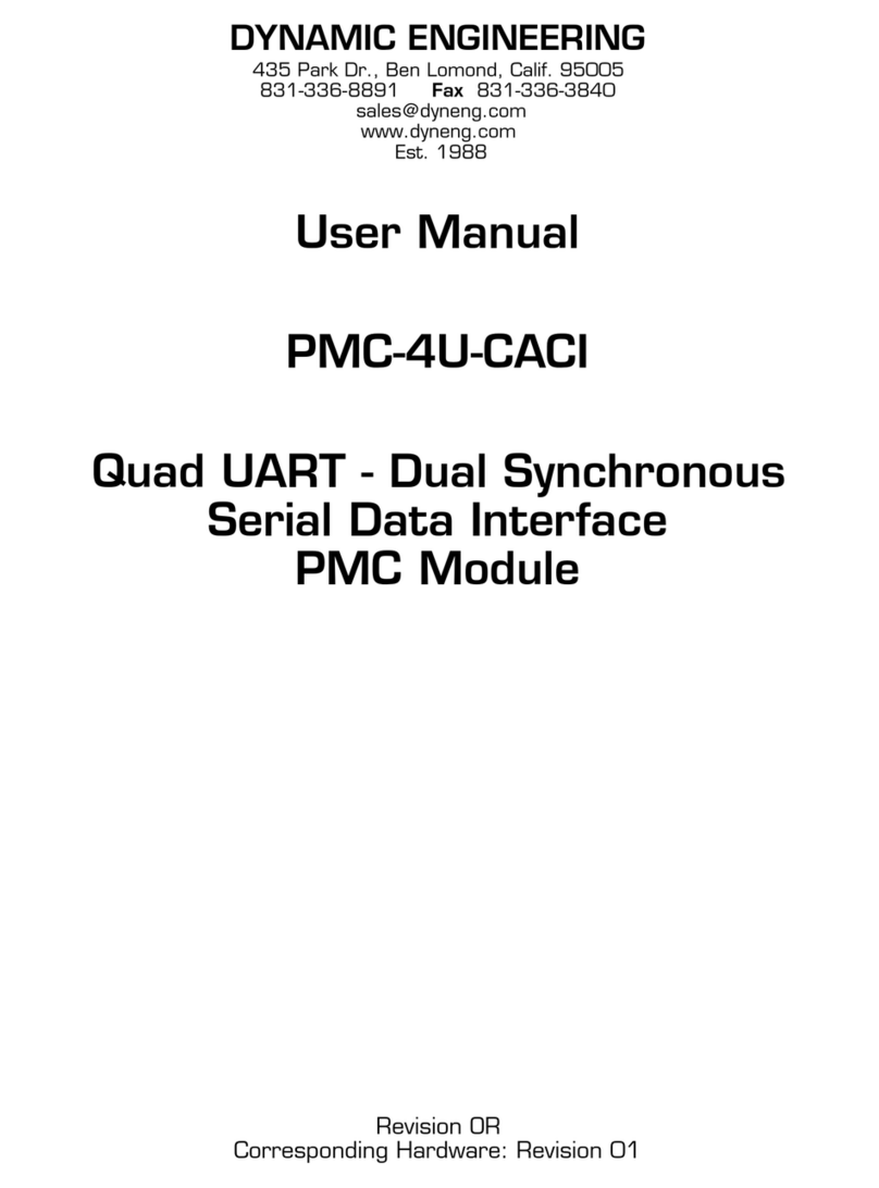 Dynamic Engineering PMC-4U-CACI User manual