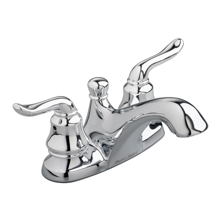 American Standard Centerset Lavatory Faucet with Speed Connect Drain... installation instructions