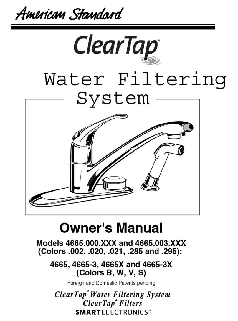American Standard ClearTap 4665.000.XXX User manual