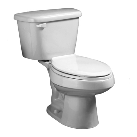 American Standard ChinaLux 1000 RF installation instructions American Standard ChinaLux 1000 RF installation instructions