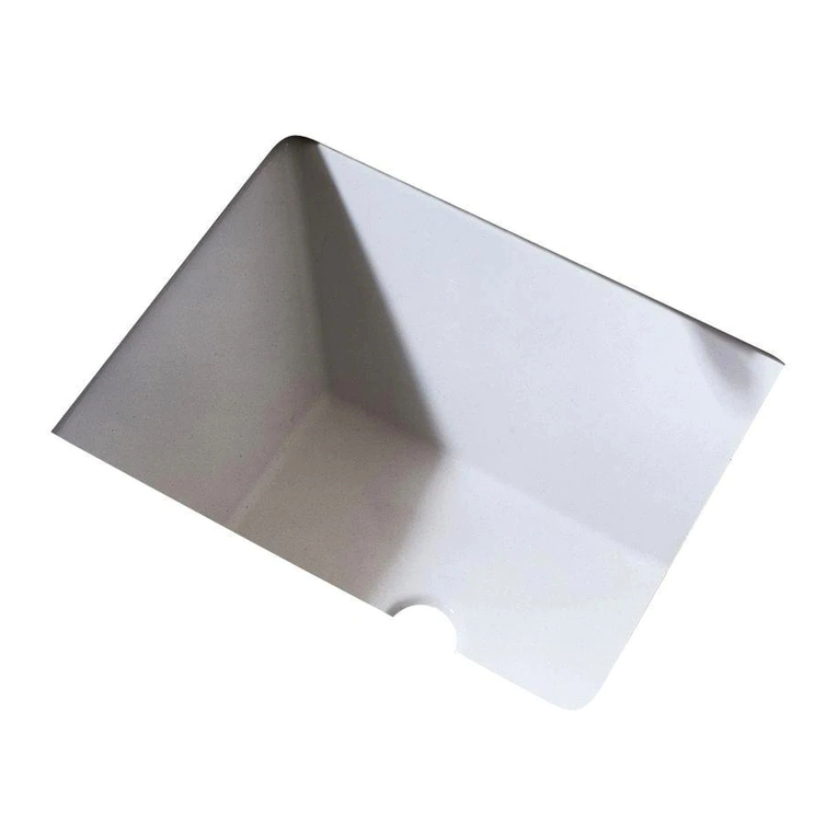 American Standard Boulevard Undercounter Sink 0610.000 Specifications
