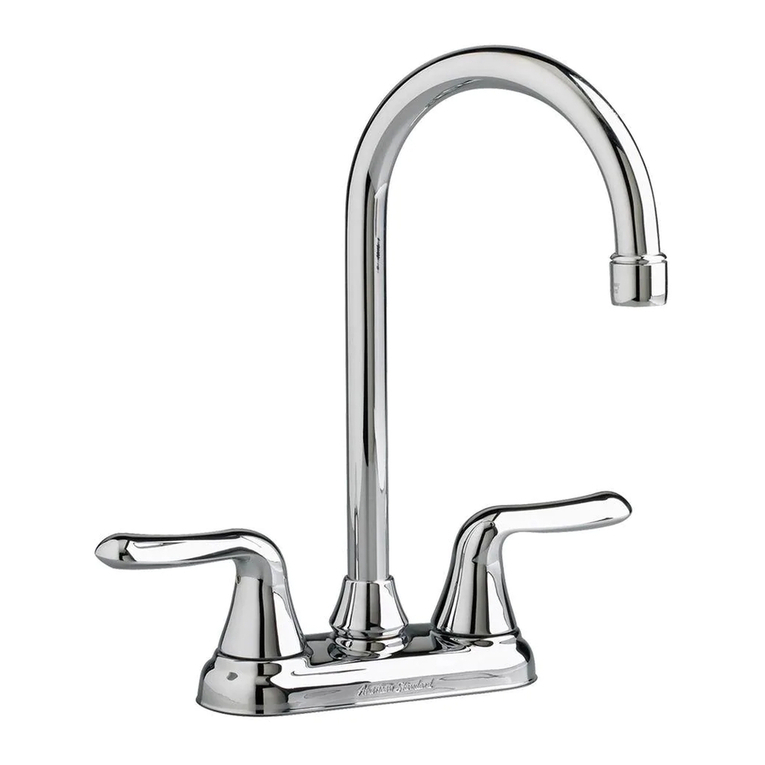 American Standard Colony Set Two-Handle Centerset Bar Sink Faucet... Specification sheet American Standard Colony Set Two-Handle Centerset Bar Sink Faucet... Specification sheet