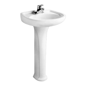 American Standard Colony Pedestal Sink 0113.404 User manual