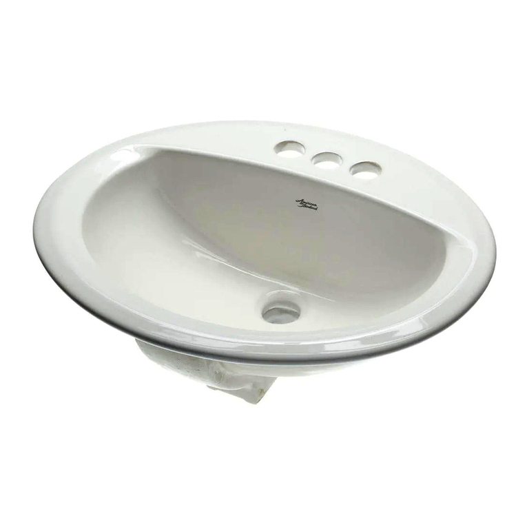 American Standard Countertop Bathroom Sink installation instructions American Standard Countertop Bathroom Sink installation instructions