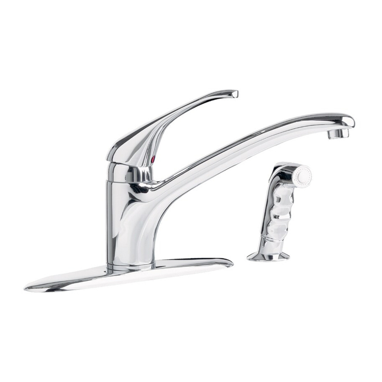 American Standard Connoisseur 4400 SERIES User manual