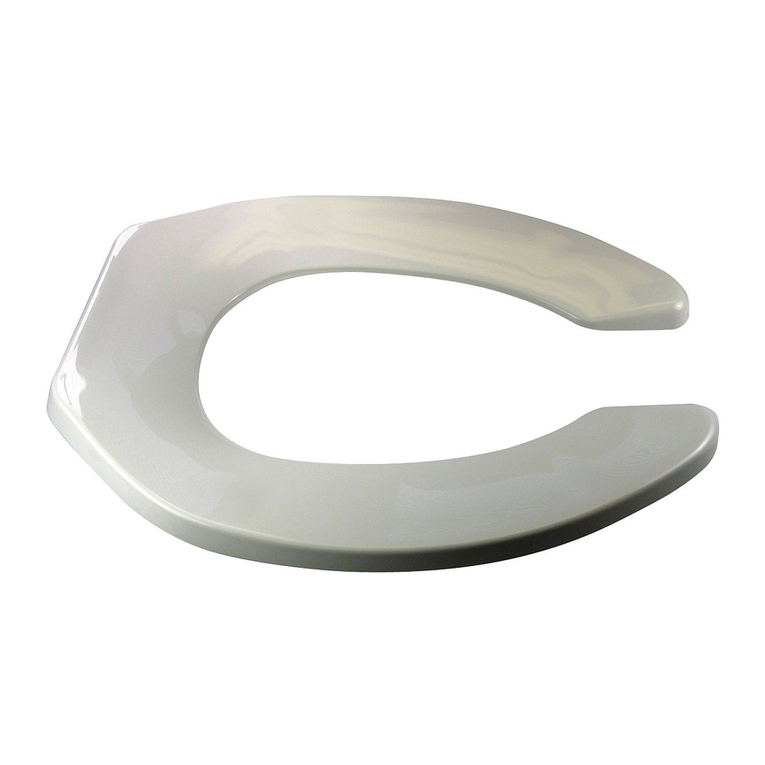 American Standard Commercial Toilet Seats 5901.100 Specification sheet